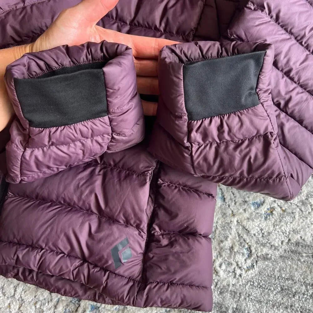 Black Diamond Cold Forge Insulated Down & Synthetic Hoodie Coat Size XL Purple - Picture 12 of 16